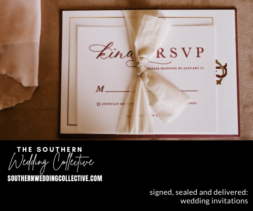 Signed, Sealed and Delivered: Wedding Invitations